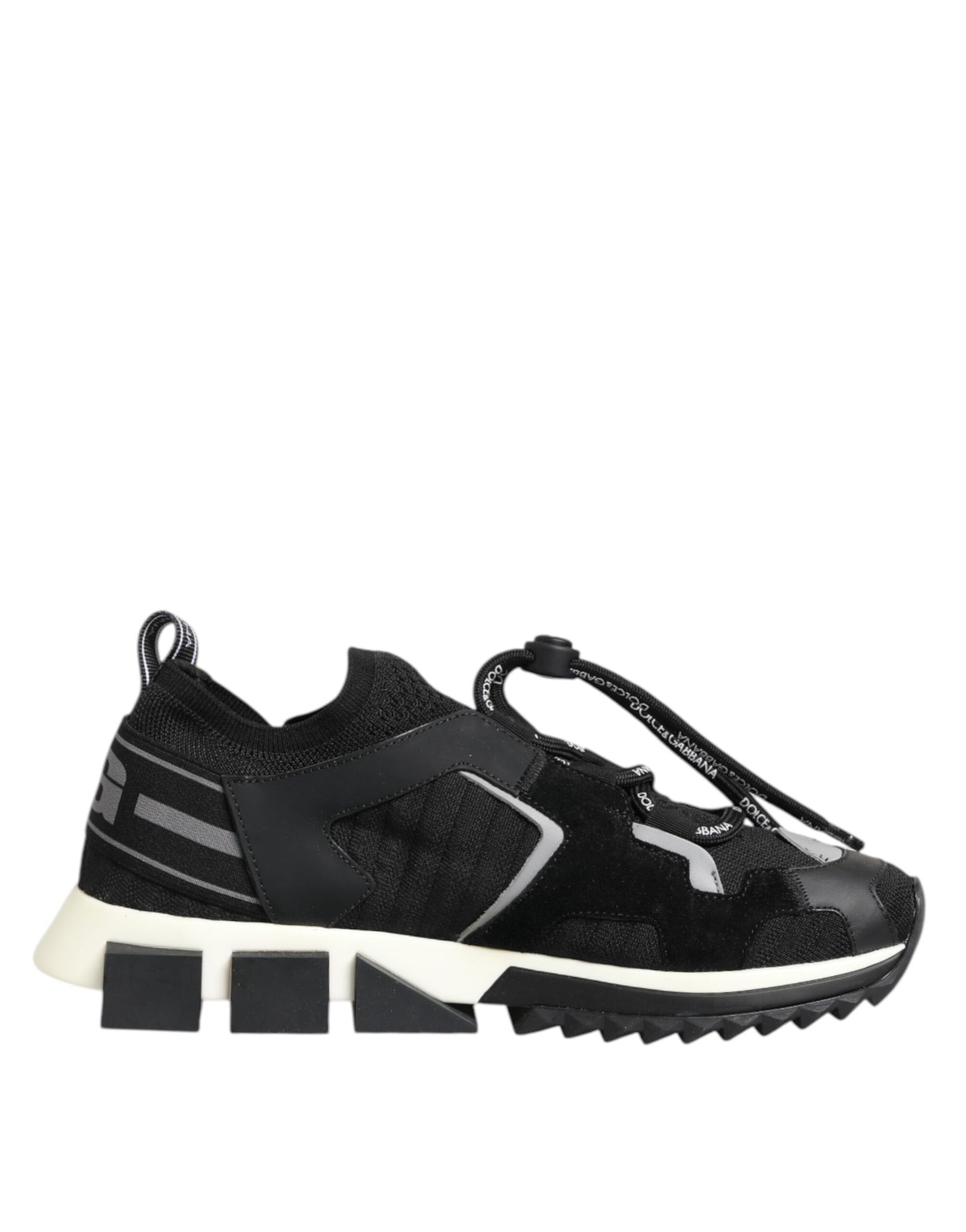 Dolce & Gabbana Sorrento Sneakers in zwart en wit met logo