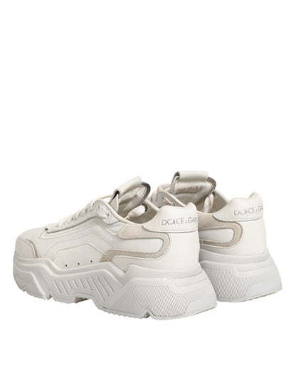 Sneakers DAYMASTER en cuir de veau blanc de Dolce & Gabbana