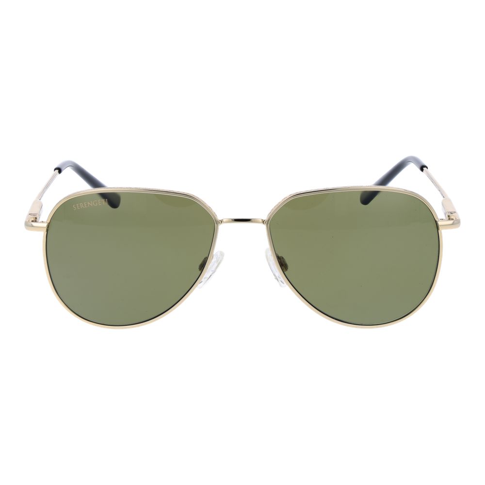 Lunettes de soleil unisexes Serengeti Gold - Style aviateur