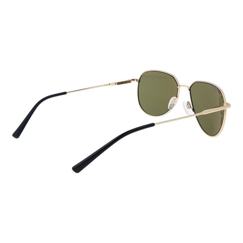 Serengeti Gold Unisex Sunglasses - Aviator Style with UV Protection