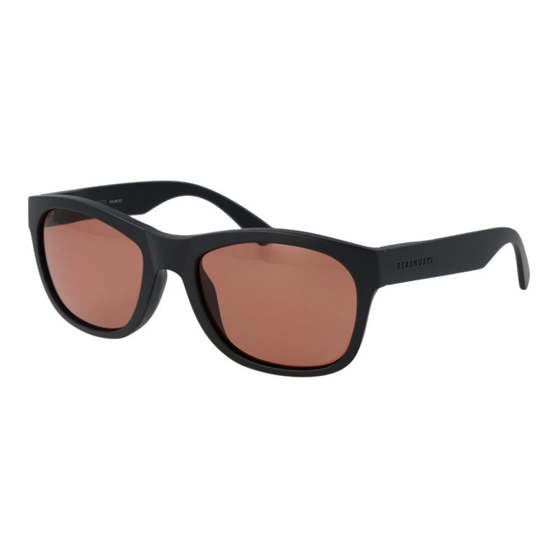 Serengeti Black Unisex Sunglasses - Photochromatic & Polarized