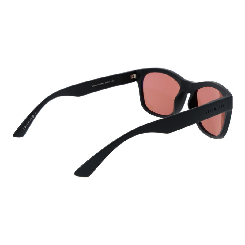 Serengeti Black Unisex Sunglasses - Photochromatic & Polarized