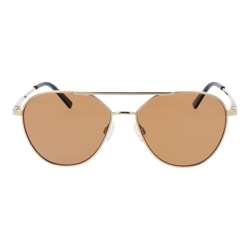 Serengeti Gold Unisex Sunglasses - Aviator Style with UV Protection