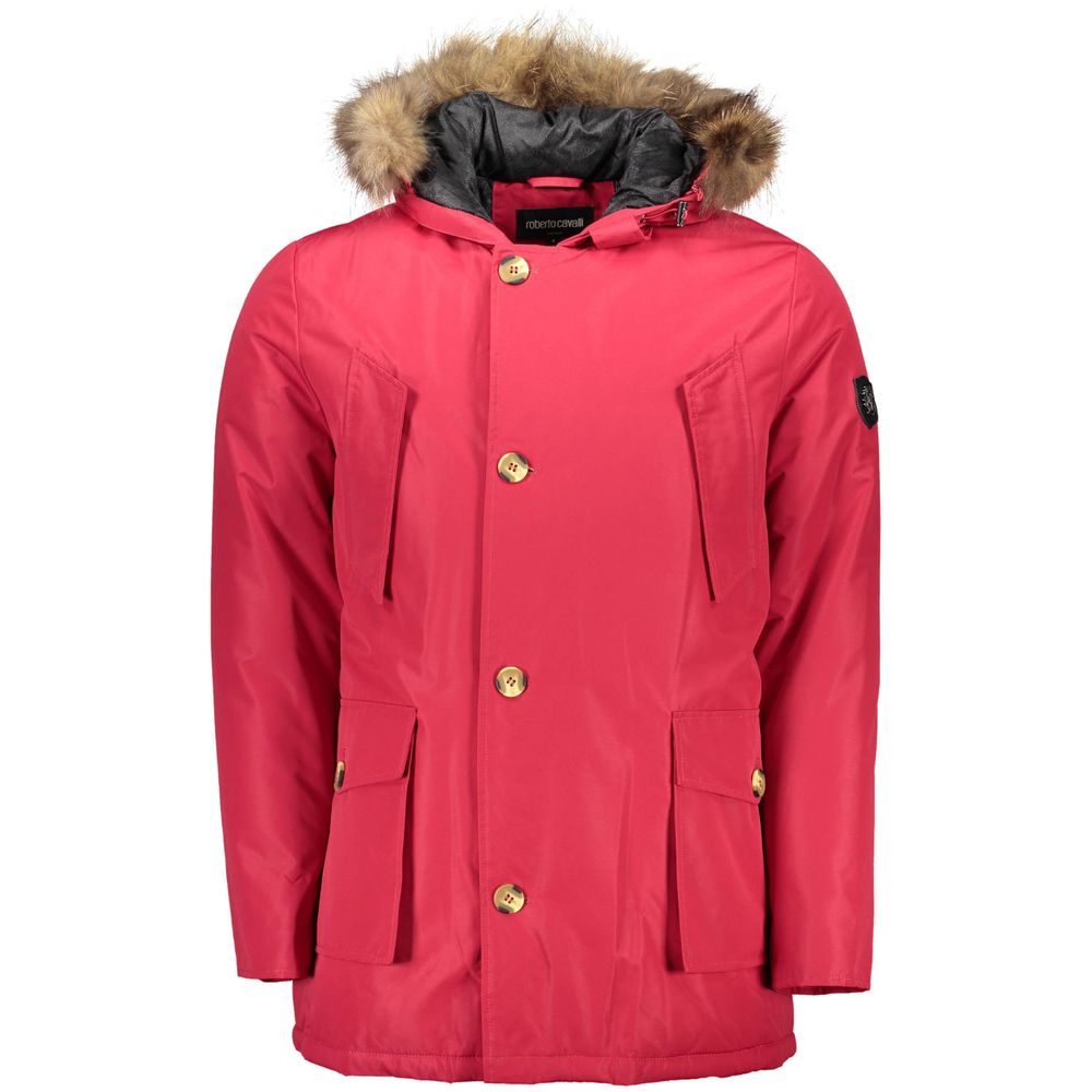 Veste homme Roberto Cavalli en polyester rouge