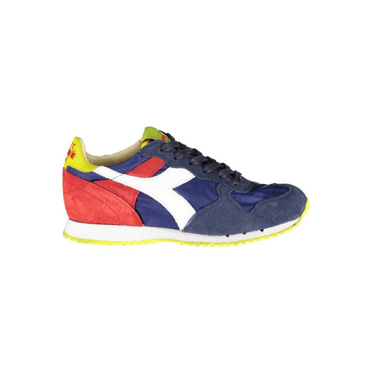 Diadora blauwe stoffen sneaker