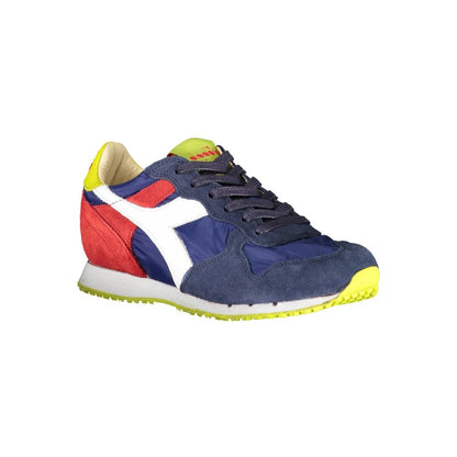 Diadora blauwe stoffen sneaker