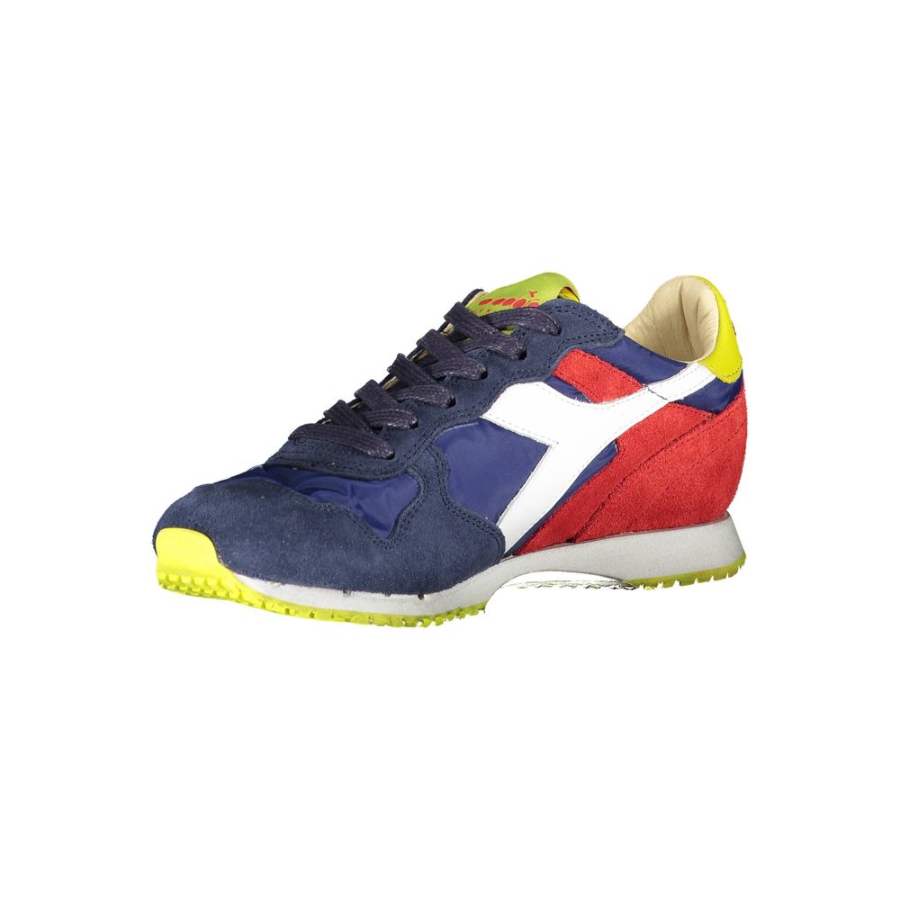 Diadora blauwe stoffen sneaker