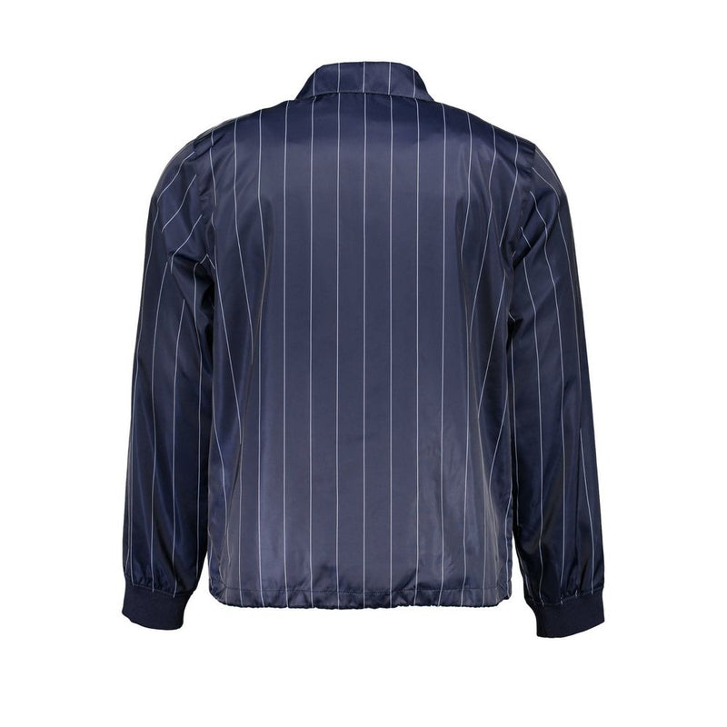 Gant Blue Polyester Men Jacket - Sophisticated Style
