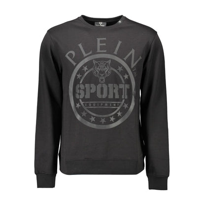 Pull en coton noir pour homme Plein Sport