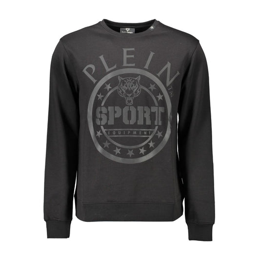 Pull en coton noir pour homme Plein Sport