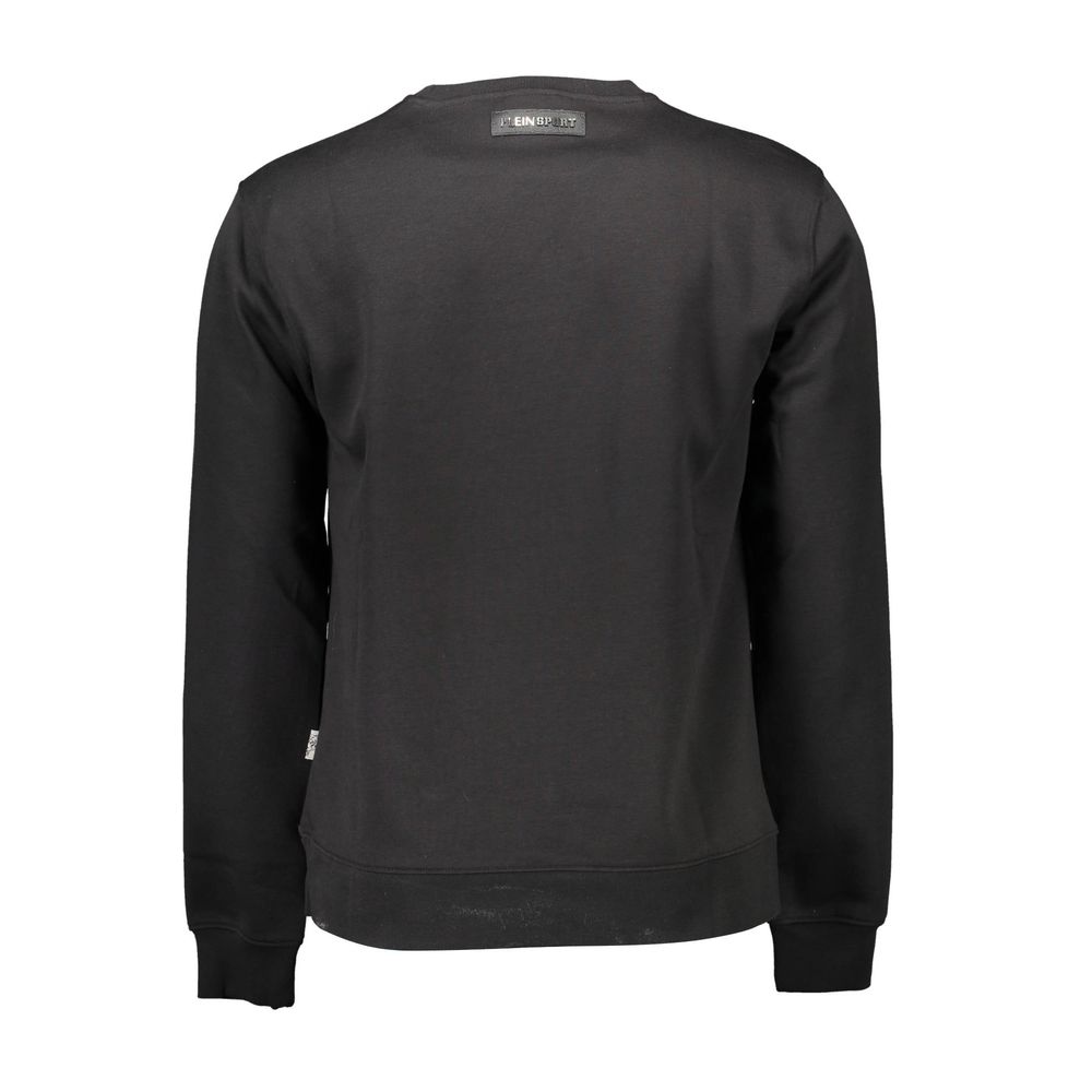 Pull en coton noir pour homme Plein Sport
