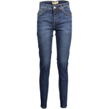 Kocca Blue Cotton Women Jean - Chic 5-Pocket Design