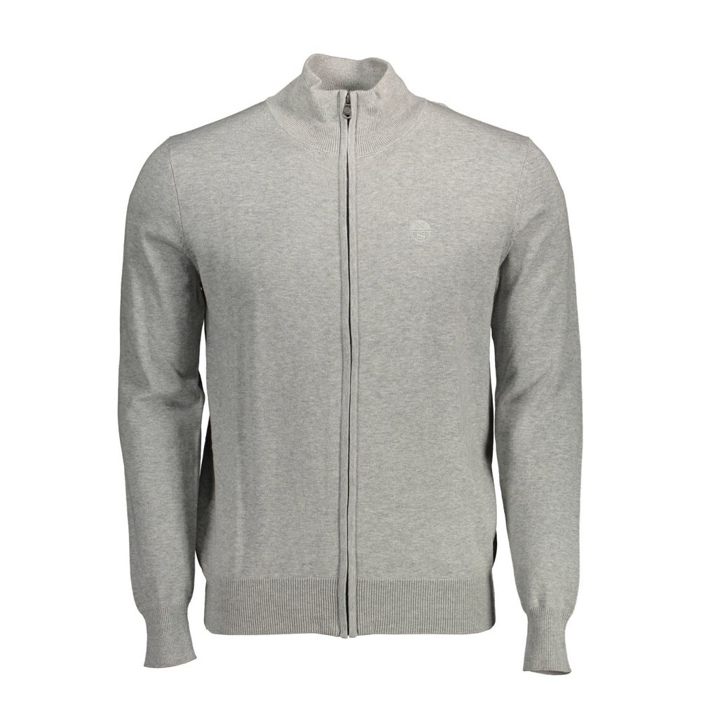 North Sails Gray Cotton Sweater for Men - Comfortable & Stylish