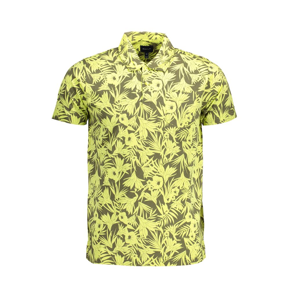 Gant Polo Shirt Jaune en Coton - Élégance et Confort