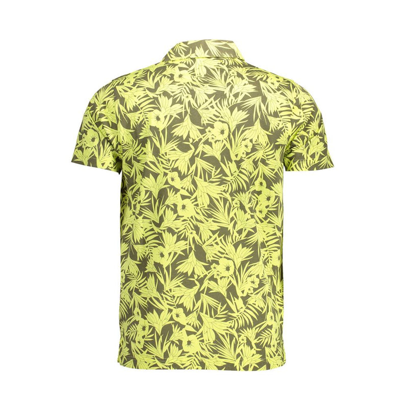 Gant gele katoenen poloshirt