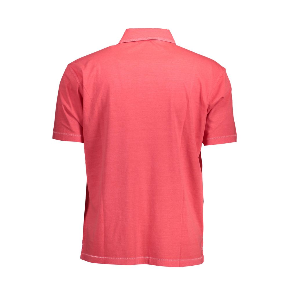 Gant Polo Shirt en Coton Rose pour Homme