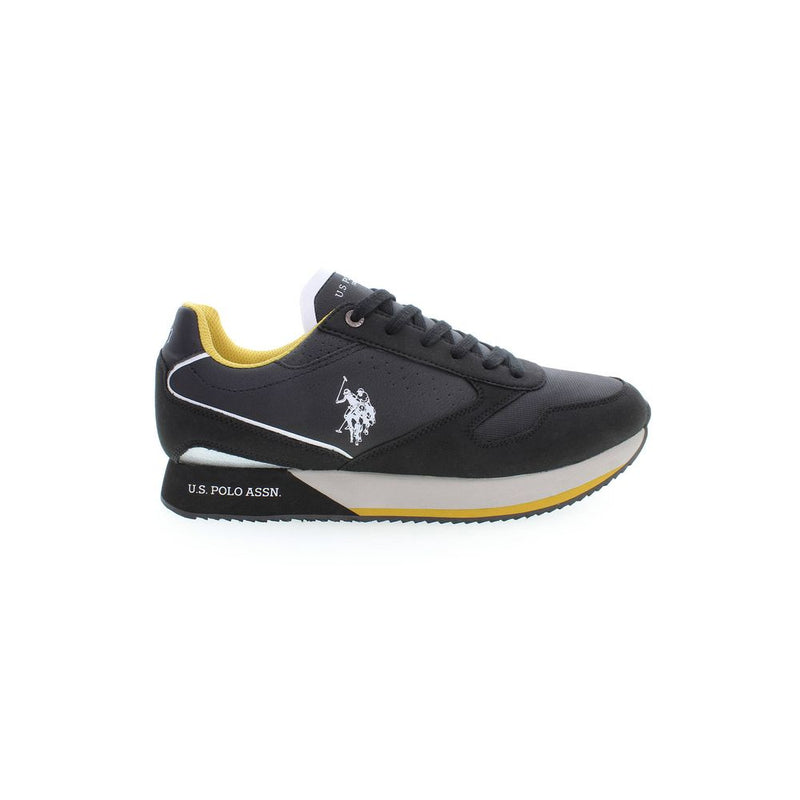 U.S. POLO ASSN. Black Polyester Men Sneaker - Stylish & Comfortable