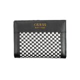 Guess Jeans Black Polyethylene Wallet - Élégant et Pratique
