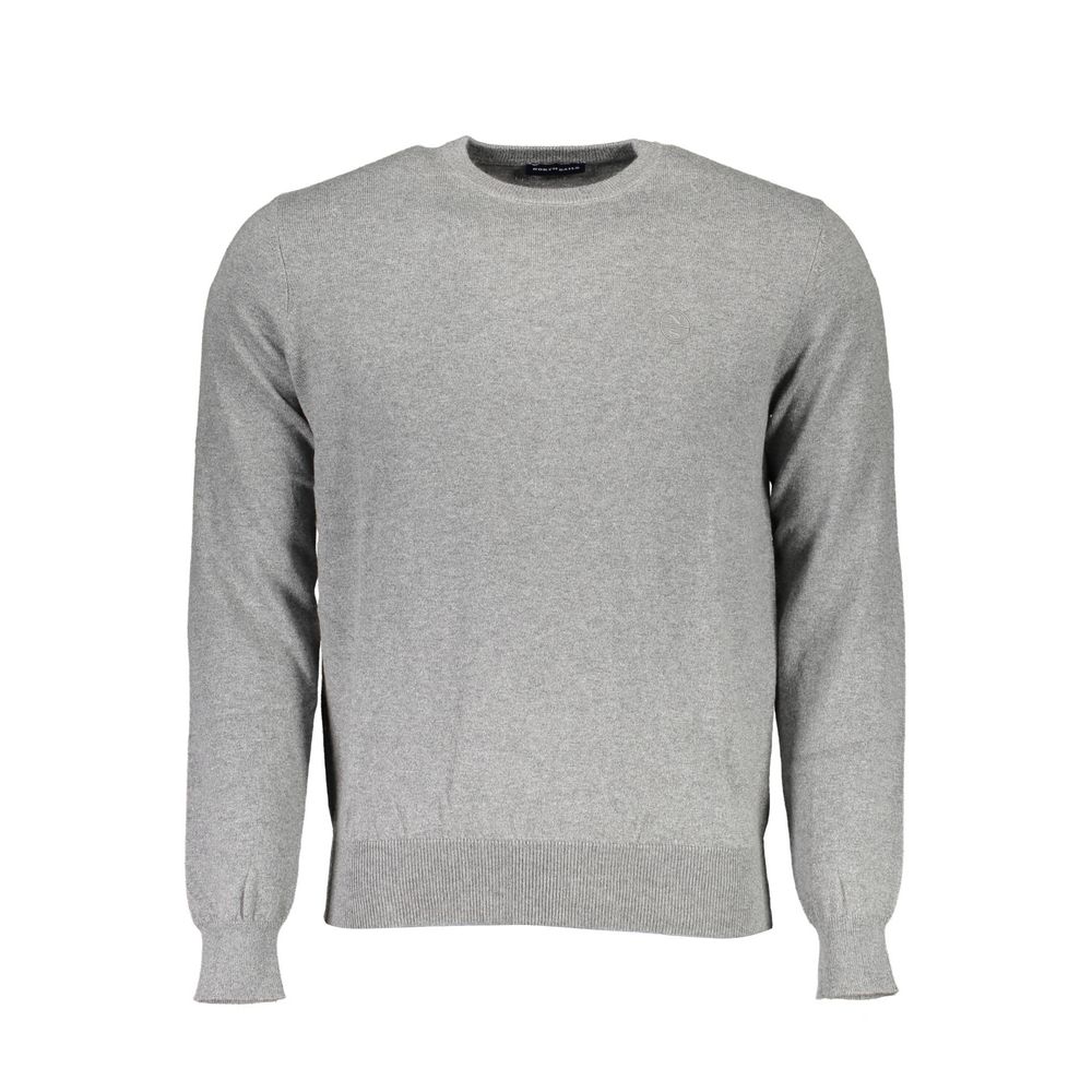 North Sails Gray Cotton Sweater for Men