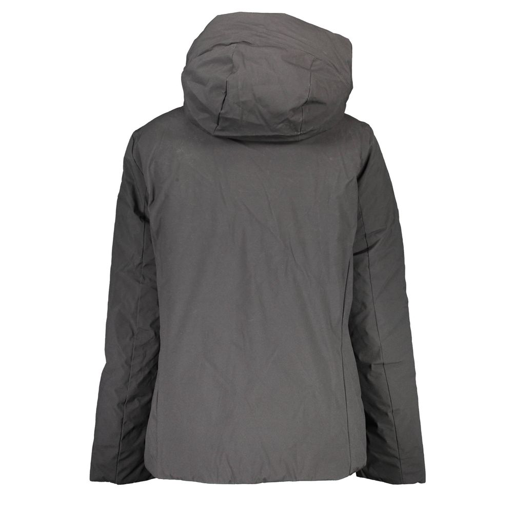 North Sails Black Polyester Jacket with Hood - Stylish & Functional