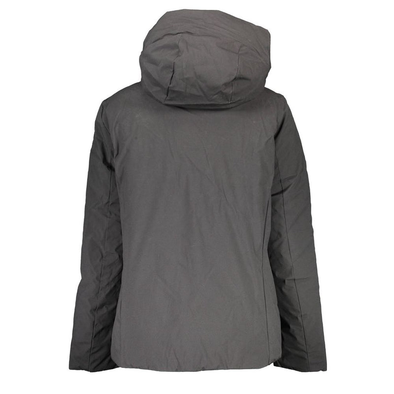 North Sails Black Polyester Jacket with Hood - Stylish & Functional