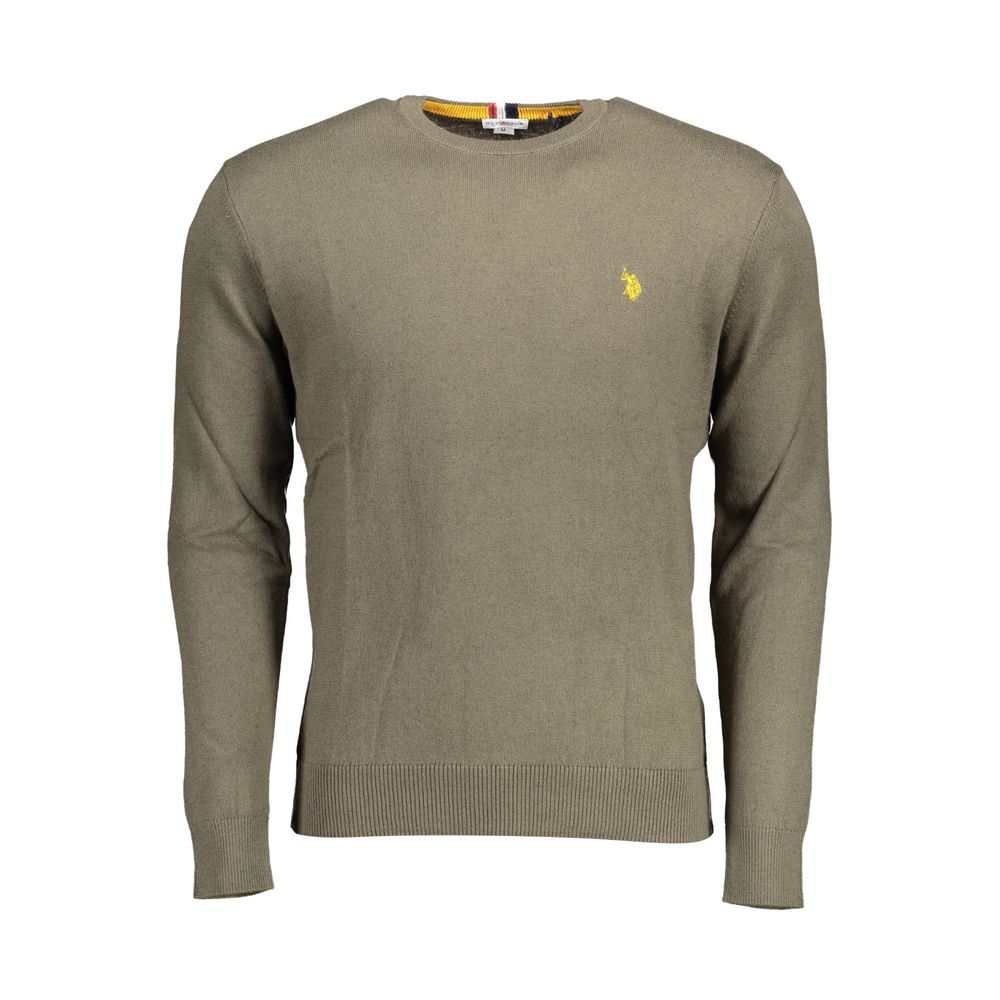 U.S. POLO ASSN. Green Cotton Sweater - Casual Elegance