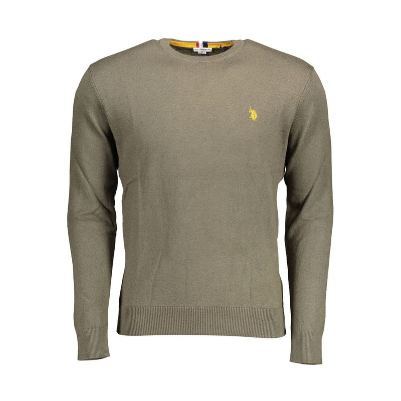 U.S. POLO ASSN. Green Cotton Sweater - Casual Elegance