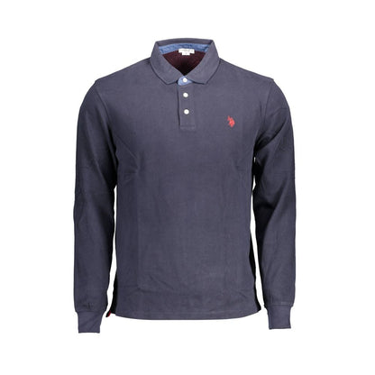 US POLO ASSN. Blauw katoenen poloshirt