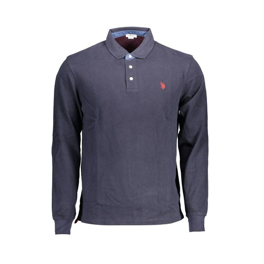 US POLO ASSN. Blauw katoenen poloshirt