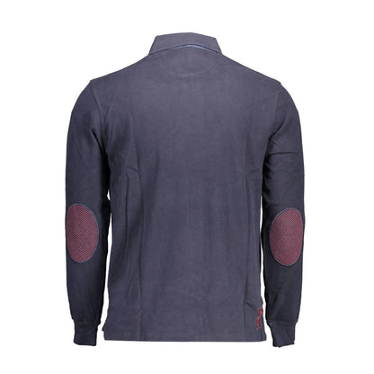 US POLO ASSN. Blauw katoenen poloshirt