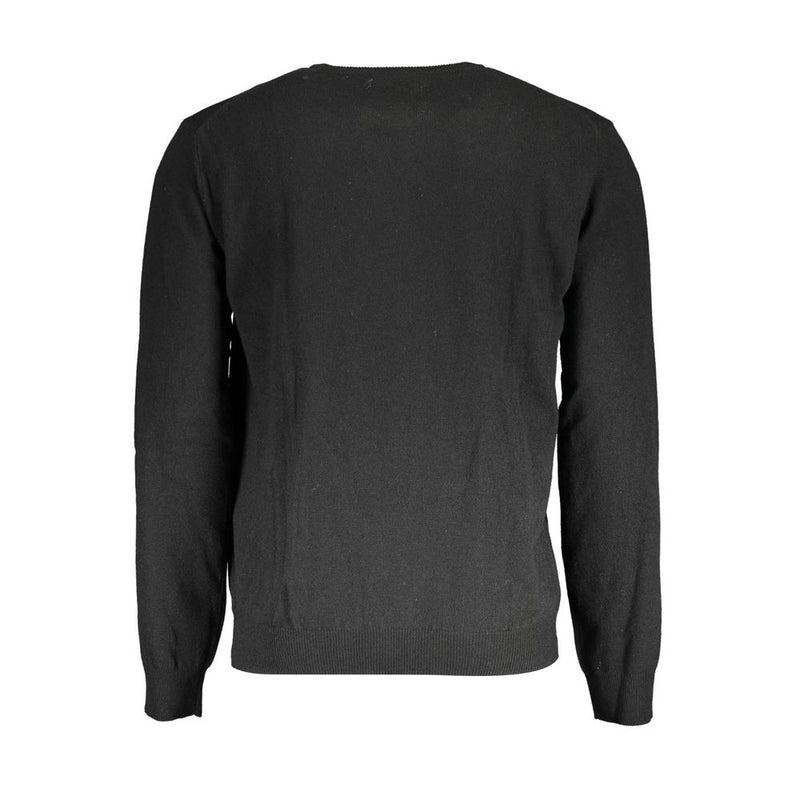 La Martina Black Wool Sweater - Élégance et Confort