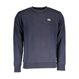 La Martina Blue Cotton Men Sweater - Elevate Your Style