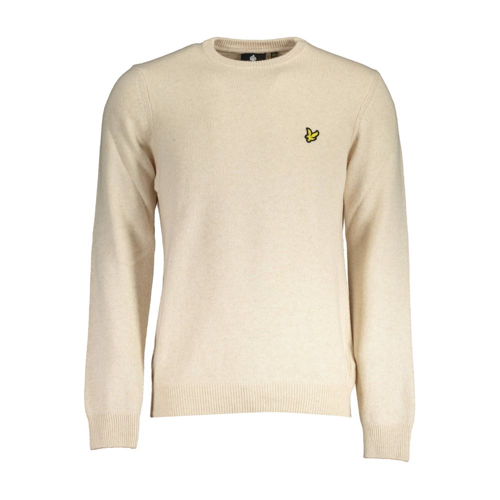 Lyle & Scott Pull en Laine Beige pour Homme