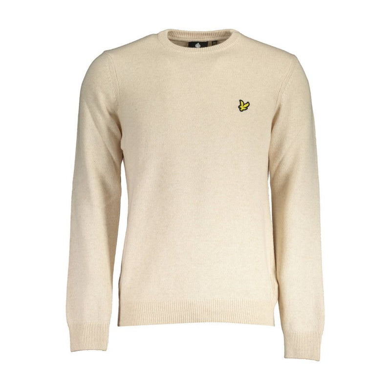 Lyle & Scott Beige Wool Sweater - Stylish & Comfortable