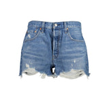 Levi's 501 Women's Shorts - Blue Cotton Casual Style