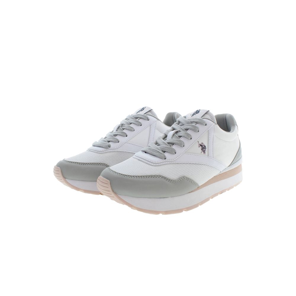 Sneaker blanche en polyester US POLO ASSN.