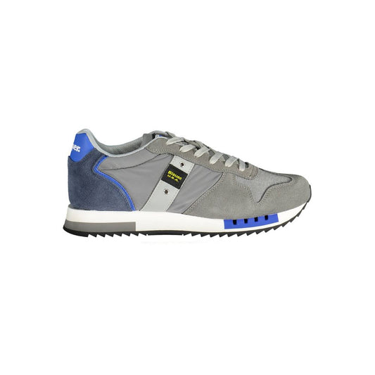 Baskets en polyester gris Blauer