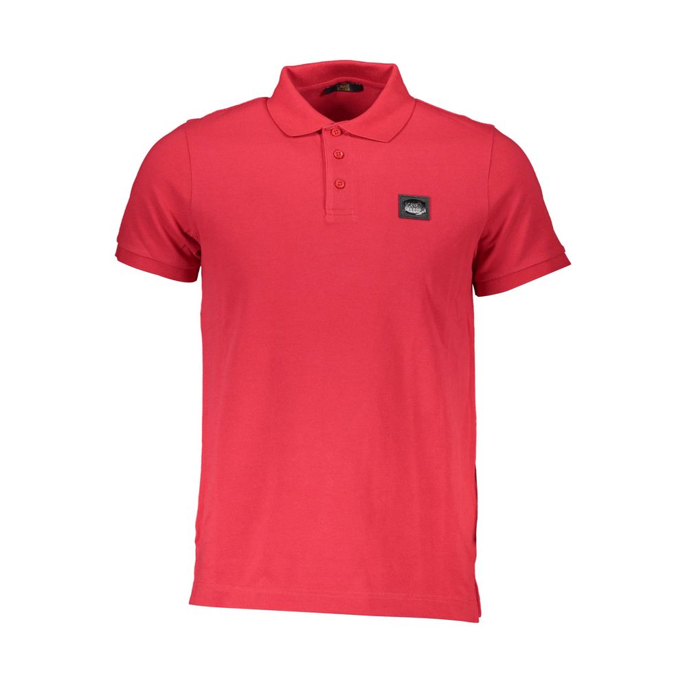 Polo en coton rouge Cavalli Class