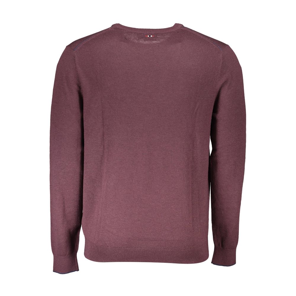 Napapijri Purple Wool Sweater - Élégance et Confort