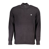 Sweat à demi-zip en coton noir Timberland