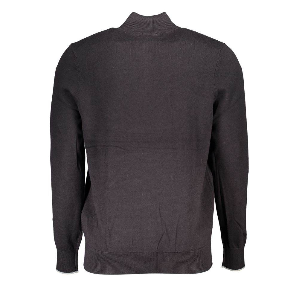 Sweat à demi-zip en coton noir Timberland