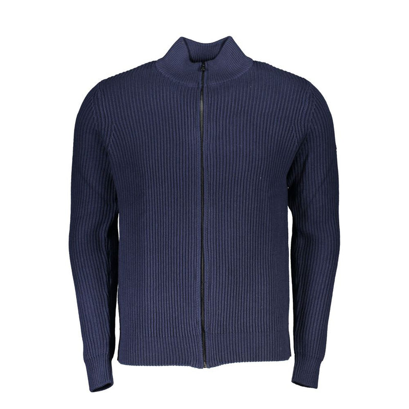 North Sails Blue Cotton Sweater - Long Sleeve Cardigan