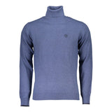 North Sails Blue Fabric Sweater - Turtleneck Style