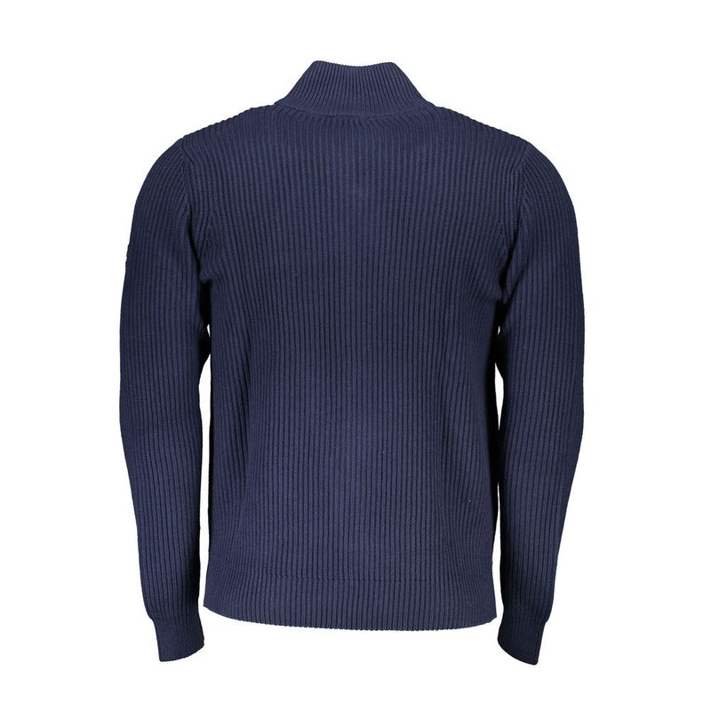 North Sails Blue Cotton Sweater - Long Sleeve Cardigan