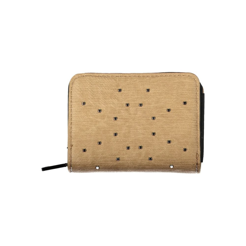 Portefeuille en Polyéthylène Marron Desigual - Élégant et Pratique