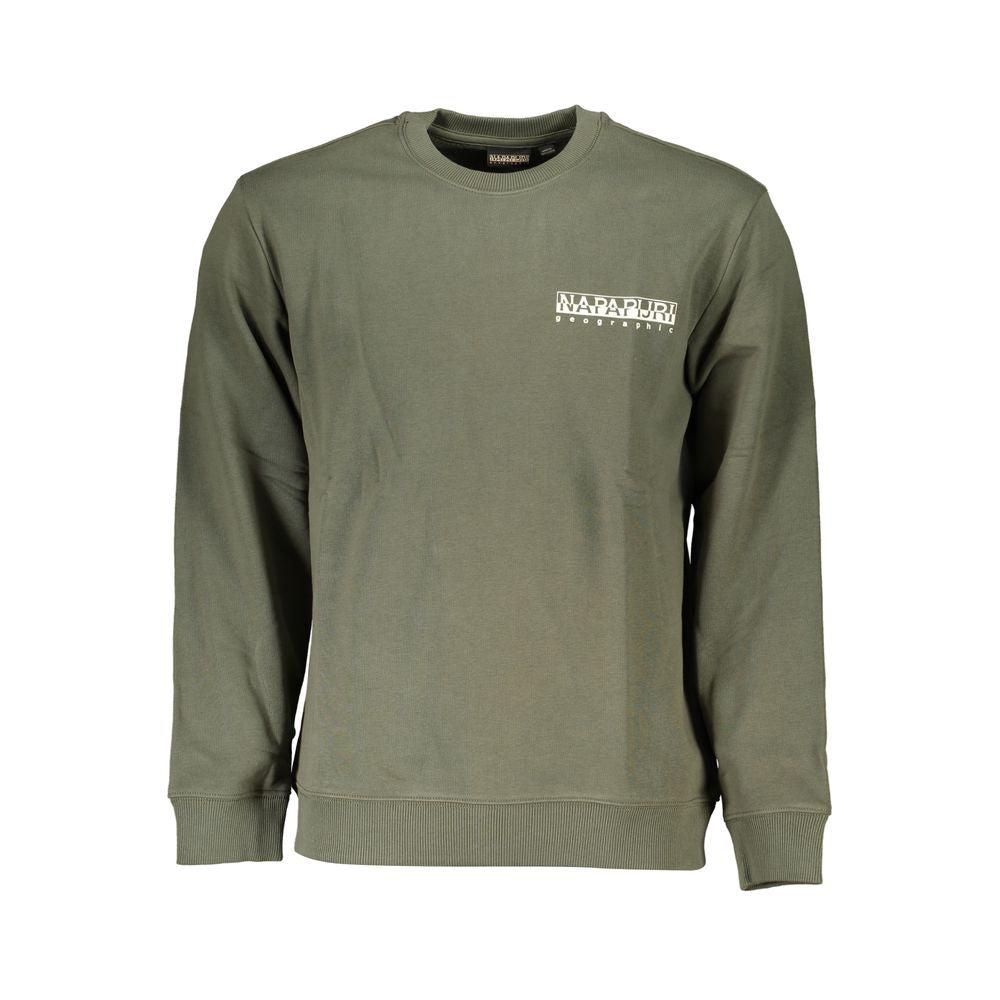 Sweatshirt Napapijri Vert en Coton pour Homme - Modèle XXL