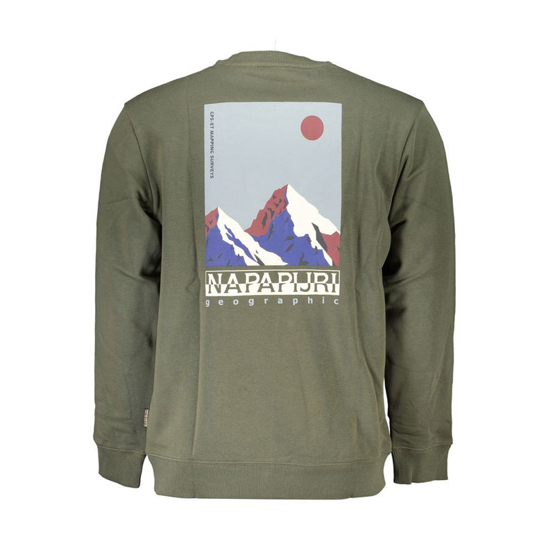 Sweatshirt Napapijri Vert en Coton pour Homme - Modèle XXL