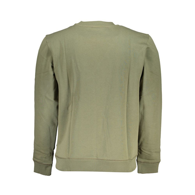 Napapijri Green Cotton Men Sweater - Casual Luxury