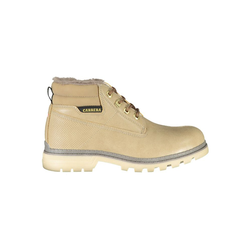 Bottes à lacets Beige Carrera pour Femmes - Élégance et Confort