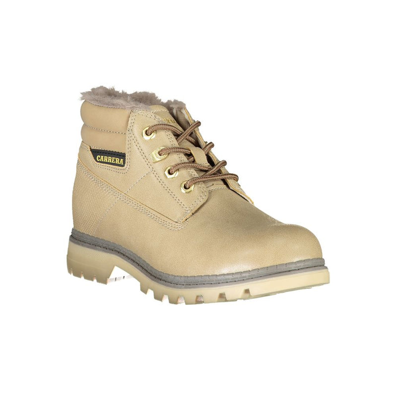 Bottes à lacets Beige Carrera pour Femmes - Élégance et Confort